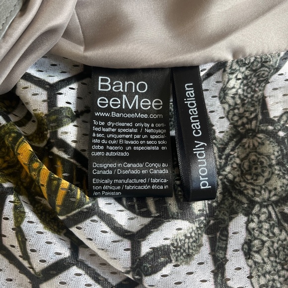 leather moto style designer jacket. Brand New Condition - Picture 3 of 3